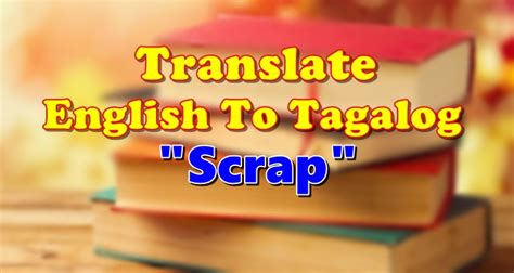 scrape in tagalog